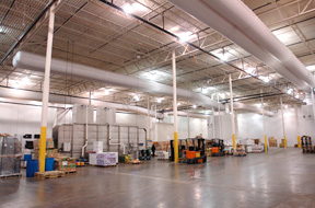 Refrigerated warehouse at Flora Logistics